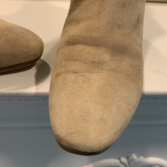 Aquazzura Suede Ankle Boots Size 37 - Picture 7 of 9